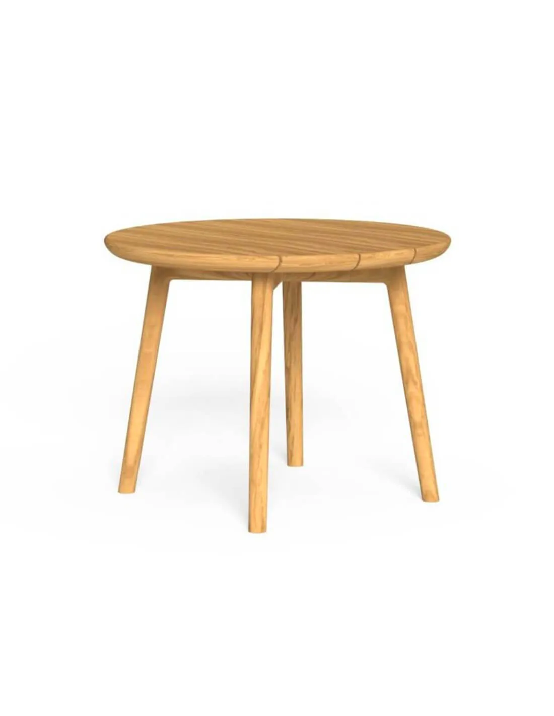 Table ronde de qualité en teck D160 - Karen par Talenti